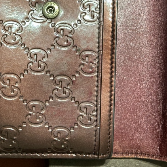 Gucci Shima Bi-Fold Wallet Lovely Heart Patent Leather - Picture 9 of 13